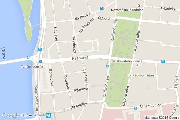 Czech management institute Praha na mapě