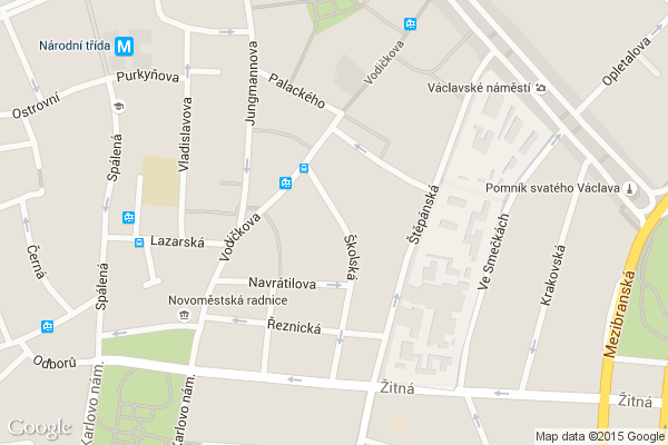 Jazyková škola hlavního města Prahy na mapě