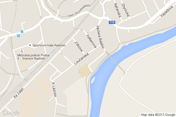 Gymnázium Oty Pavla na mapě