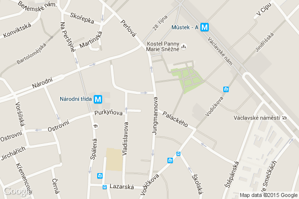GOETHE INSTITUT PRAG na mapě