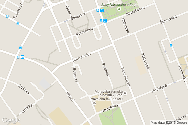 JŠ Perfect English na mapě