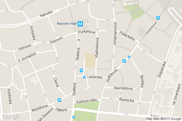 Pedagogická fakulta UK Praha na mapě