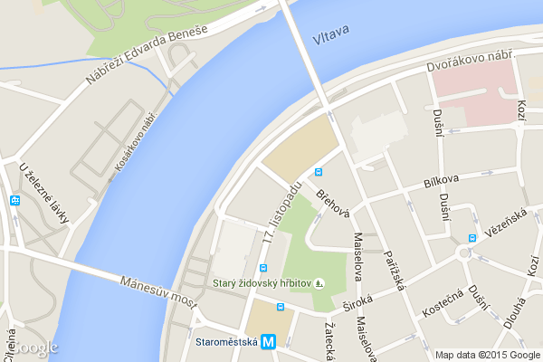 Fak. jaderné a fyz. inž. ČVUT Praha na mapě