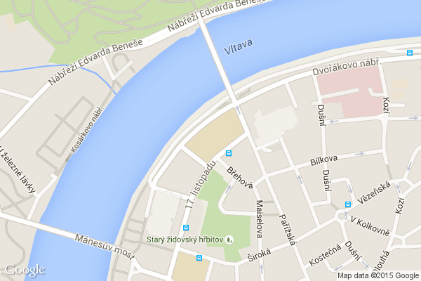 Právnická fakulta UK Praha na mapě