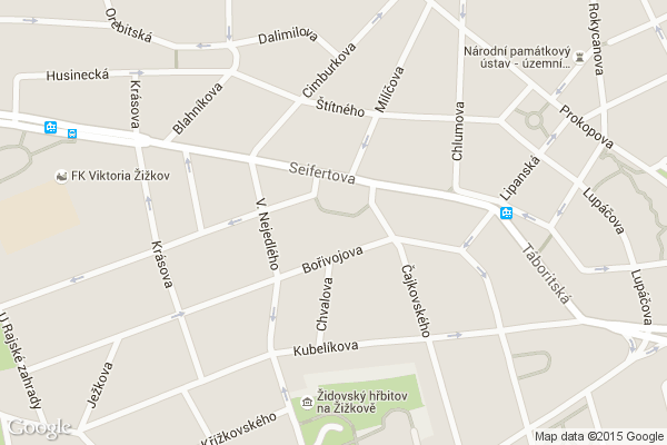 Gymnázium Karla Sladkovského na mapě